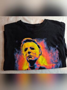 Halloween Michael Myers The Night He Came Home! Graphic T-Shirt Size Small